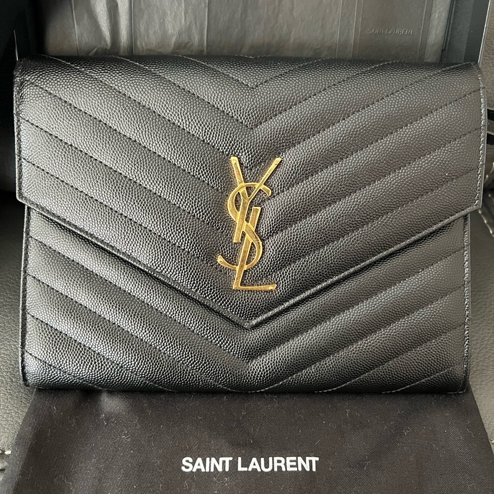 YSL Cassandre Wristlet